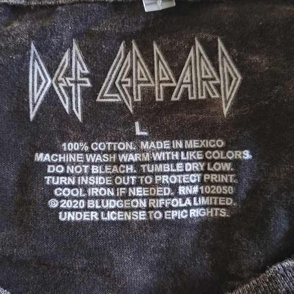 Bludgeon Riffola's Official Def🙉Leppard🐆Logo Tee - Picture 5 of 8